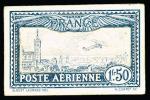 France_1930_Yvert_PA6a-Scott_C6_unadopted_plane_over_Marseille_blue-grey_typo_AP