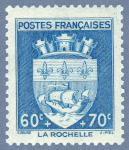 France_1942_Yvert_554-Scott_B136_Armoiries_de_La_Rochelle_a_IS