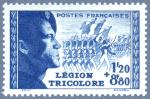 France_1942_Yvert_565-Scott_B147_Legion_tricolore_b_IS