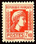 France_1944_Yvert_641-Scott_488_2f40_Marianne_Alger_litho_b_IS