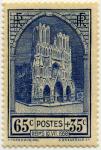 France_1938_Yvert_399-Scott_B74_Reims_Cathedral_b_IS