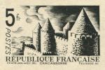 France_1934_Yvert_392a-Scott_345_unadopted_5f_Carcassonne_black_f_AP_detail
