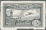 France_1930_Yvert_PA6a-Scott_C6_unadopted_plane_over_Marseille_black_typo_c_AP_detail