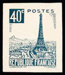 France_1934_Yvert_429a-Scott_unadopted_40c_Tour_Eiffel_dark-green_typo_b_AP