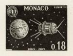 Monaco_1965_Yvert_667a-Scott_608_unadopted_Satellite_Lunik_III_sepia_db_AP_detail