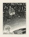 Monaco_1965_Yvert_666a-Scott_607_unadopted_Satellite_Relay_black_e_AP_detail