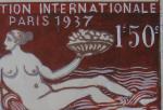 France_1937_Yvert_336e-Scott_324_unadopted_Exposition_Internationale_Paris_MAQ_detail_a © Photo L’Adresse Musée de La Poste, Par