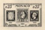 Monaco_1960_Yvert_525a-Scott_461_unadopted_Timbre_monegasque_black_e_AP_detail