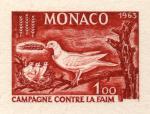 Monaco_1963_Yvert_611a-Scott_544_unadopted_Dove_campaign_against_hunger_dark-red_b_AP_detail