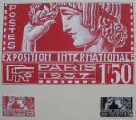 France_1937_Yvert_336m-Scott_324_unadopted_Exposition_Internationale_Paris_MAQ © Photo L’Adresse Musée de La Poste, Paris / La P