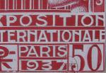 France_1937_Yvert_336o-Scott_324_unadopted_Exposition_Internationale_Paris_MAQ_detail_b © Photo L’Adresse Musée de La Poste, Par