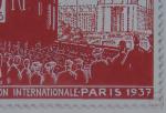 France_1937_Yvert_336p-Scott_324_unadopted_Exposition_Internationale_Paris_MAQ_detail_a © Photo L’Adresse Musée de La Poste, Par