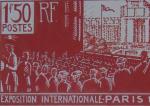 France_1937_Yvert_336p-Scott_324_unadopted_Exposition_Internationale_Paris_MAQ_detail_b © Photo L’Adresse Musée de La Poste, Par