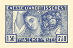 France_1931_Yvert_269a-Scott_B38a_unadopted_Caisse_Amortissement_blue_d_AP_detail_a