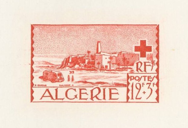 Algeria_1952_Yvert_301-Scott_B68_detail