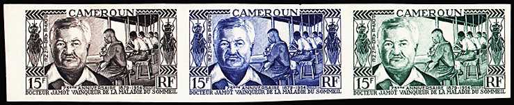 Cameroun_1954_Yvert_PA45-Scott_C33_three
