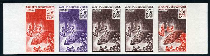 Comores_1965_Yvert_38-Scott_66_five_f
