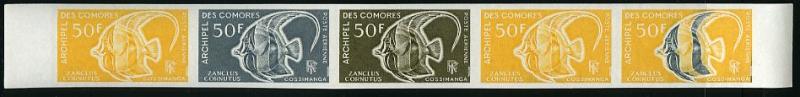 Comores_1968_Yvert_PA23-Scott_C23_five_d