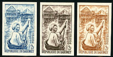Dahomey_1963_Yvert_179-Scott_160_different_colors