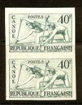 France_1953_Yvert_963-Scott_703_pair